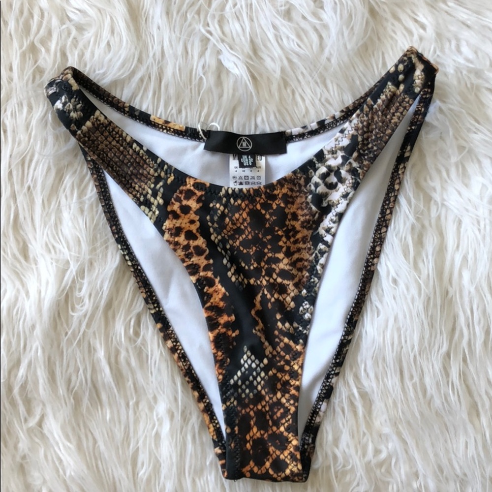 High waisted snake print bottoms